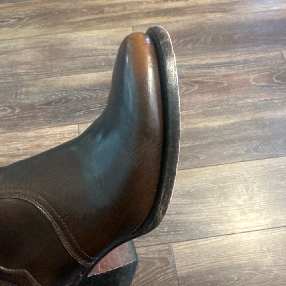 Lucchese Rich Brown Ankle Booties - Picture 11 of 15